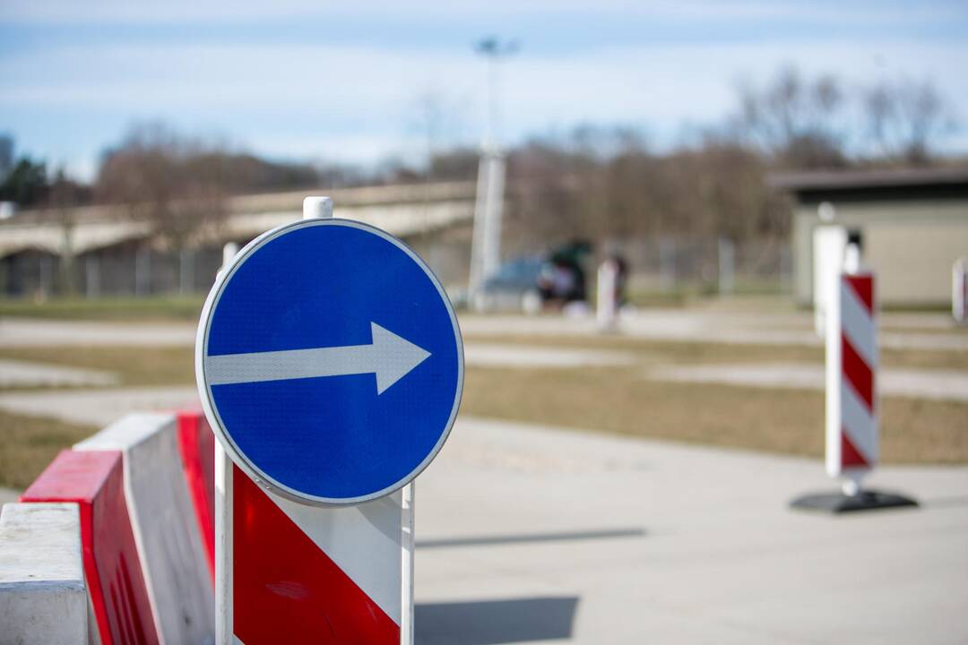 Koronaviruso tyrimų punktas Kauno kempinge