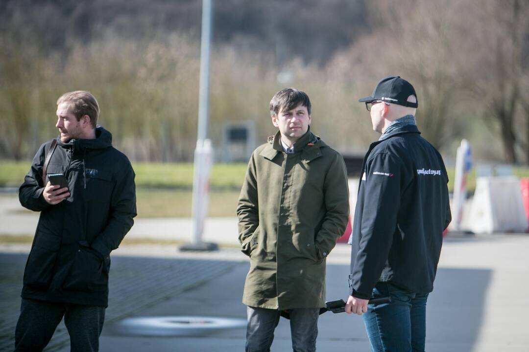 Koronaviruso tyrimų punktas Kauno kempinge