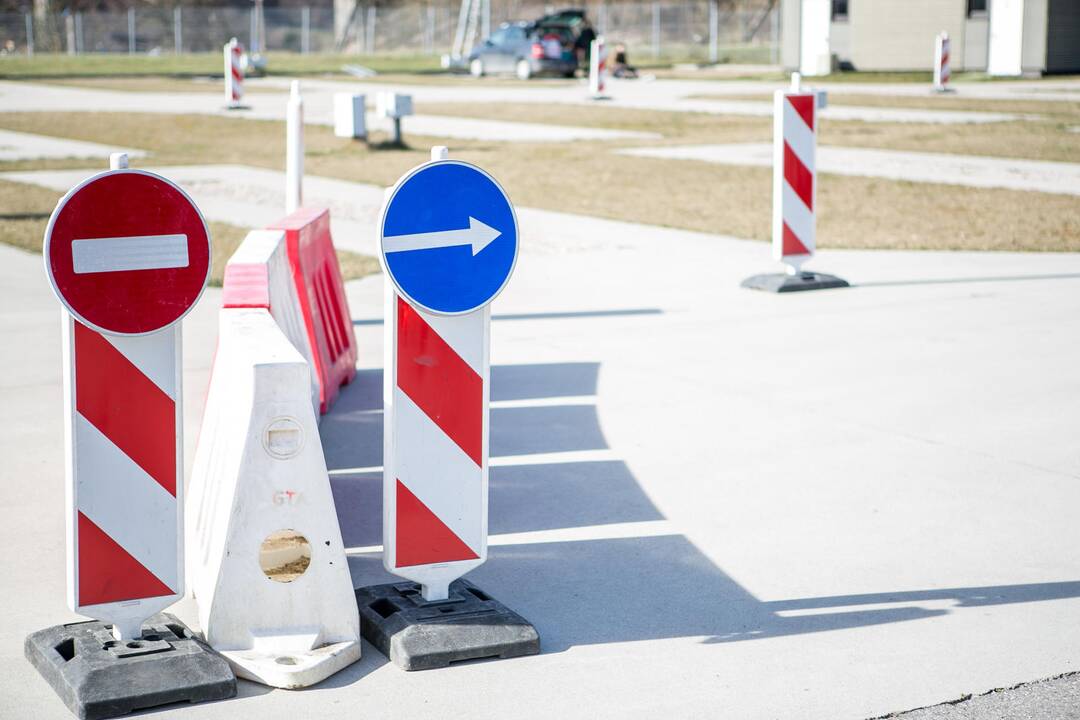 Koronaviruso tyrimų punktas Kauno kempinge