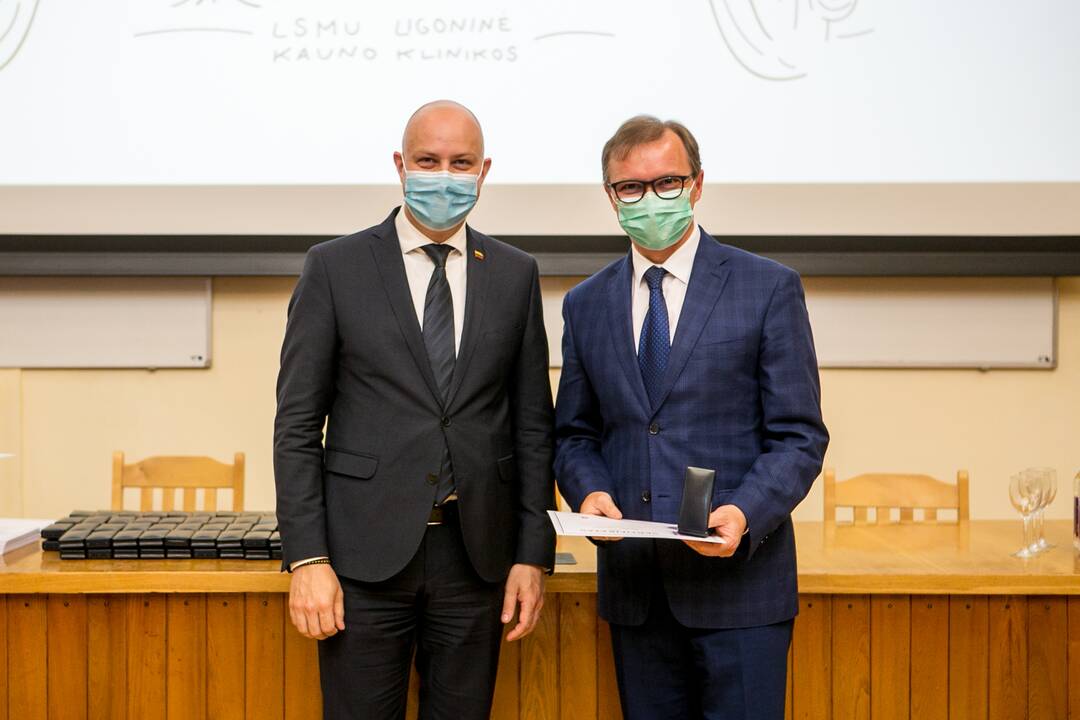 Apdovanojimai COVID-19 medikams Kauno klinikose