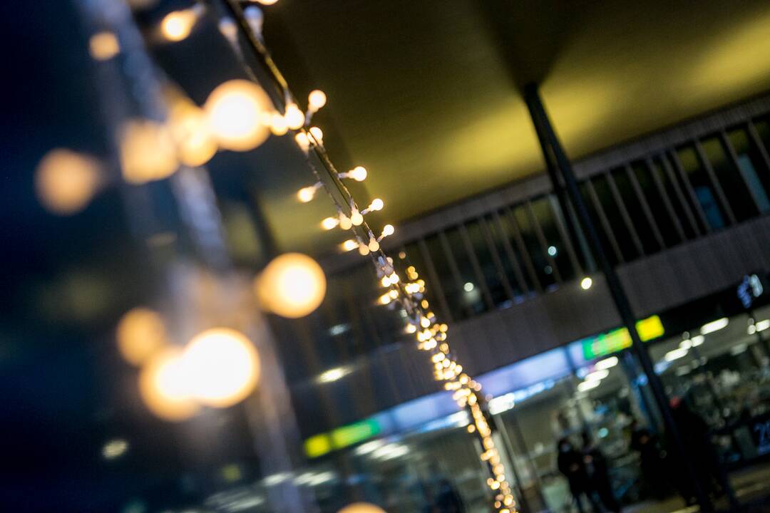 Pirmoji kalėdinio autobuso kelionė mieste