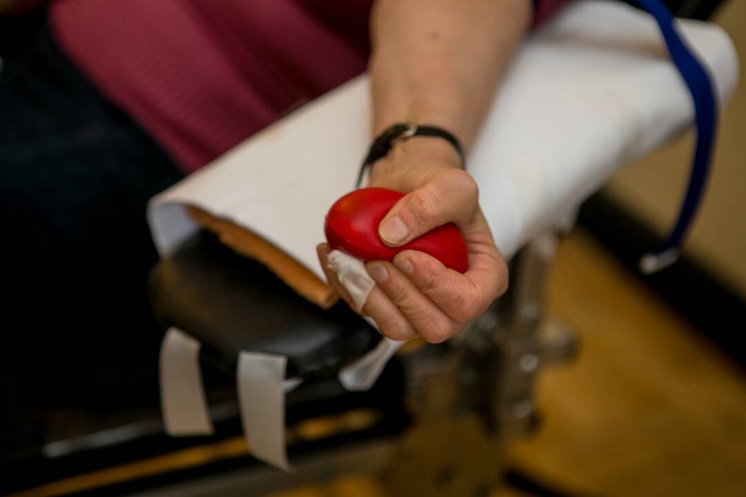 Kraujo donorystės akcija Kauno arkivyskupijos kurijoje