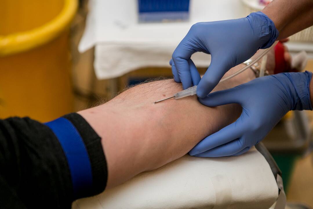 Kraujo donorystės akcija Kauno arkivyskupijos kurijoje