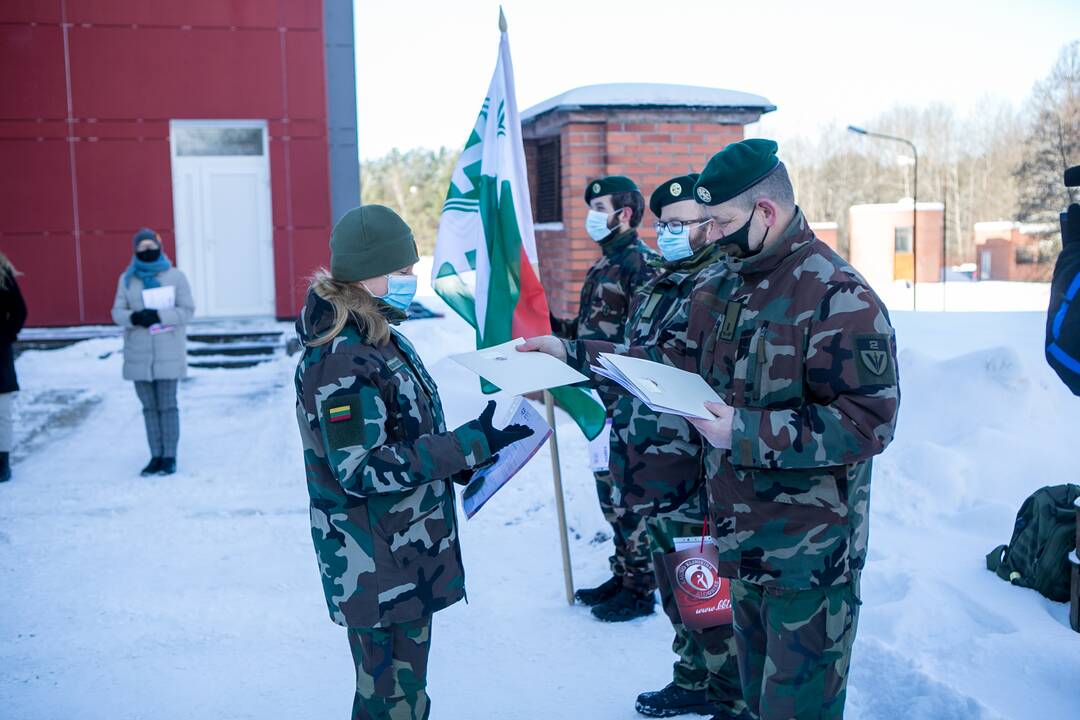 Kauno ligoninė pagerbė šaulius už pagalbą