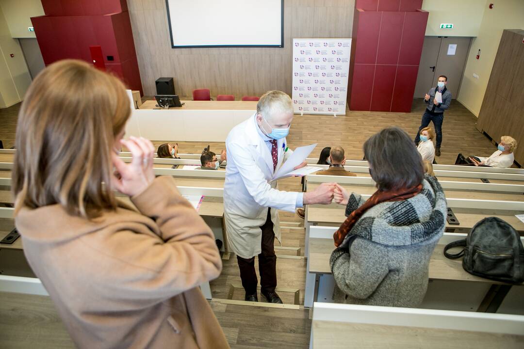 LSMU Kauno ligoninė pagerbė savanorius