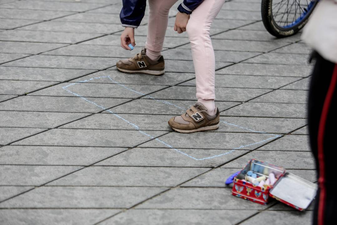 Akcijos „Noriu į mokyklą!“ prie Kauno miesto savivaldybės