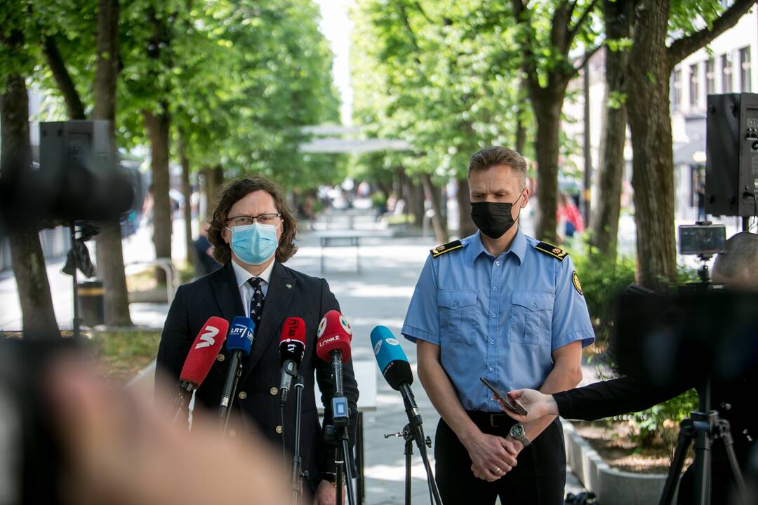 Spaudos konferencija dėl Pravieniškių korupcijos bylos