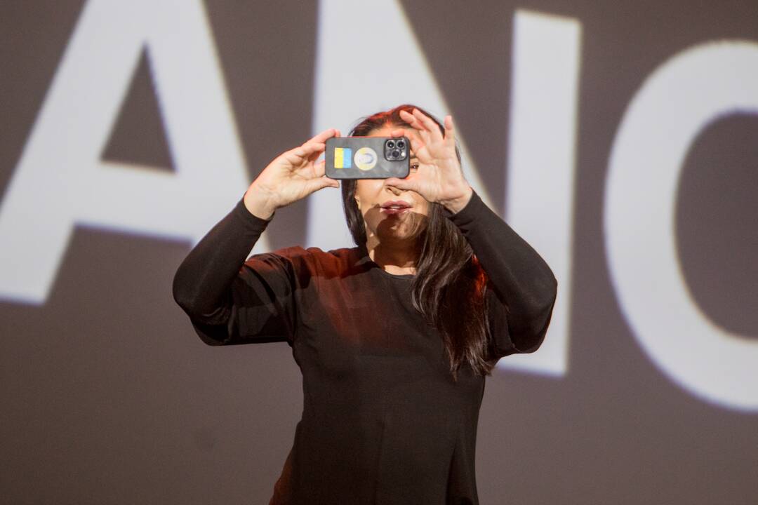 Marinos Abramović paskaita „Žalgirio“ arenoje