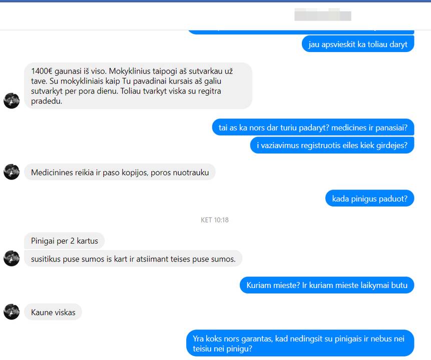 Sukčiaus sulaikymo operacija Kaune