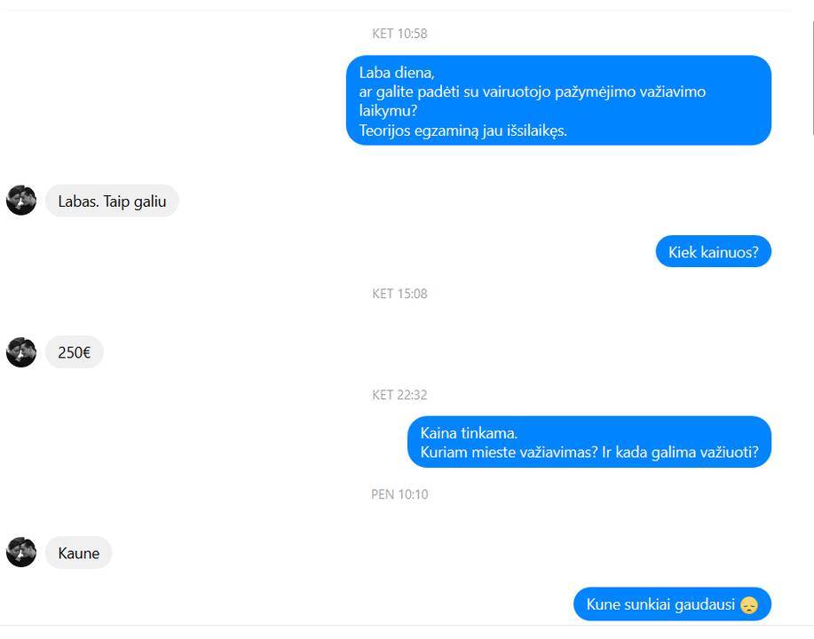 Sukčiaus sulaikymo operacija Kaune