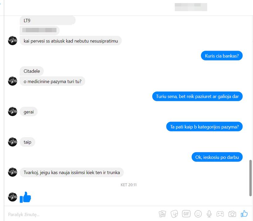 Sukčiaus sulaikymo operacija Kaune