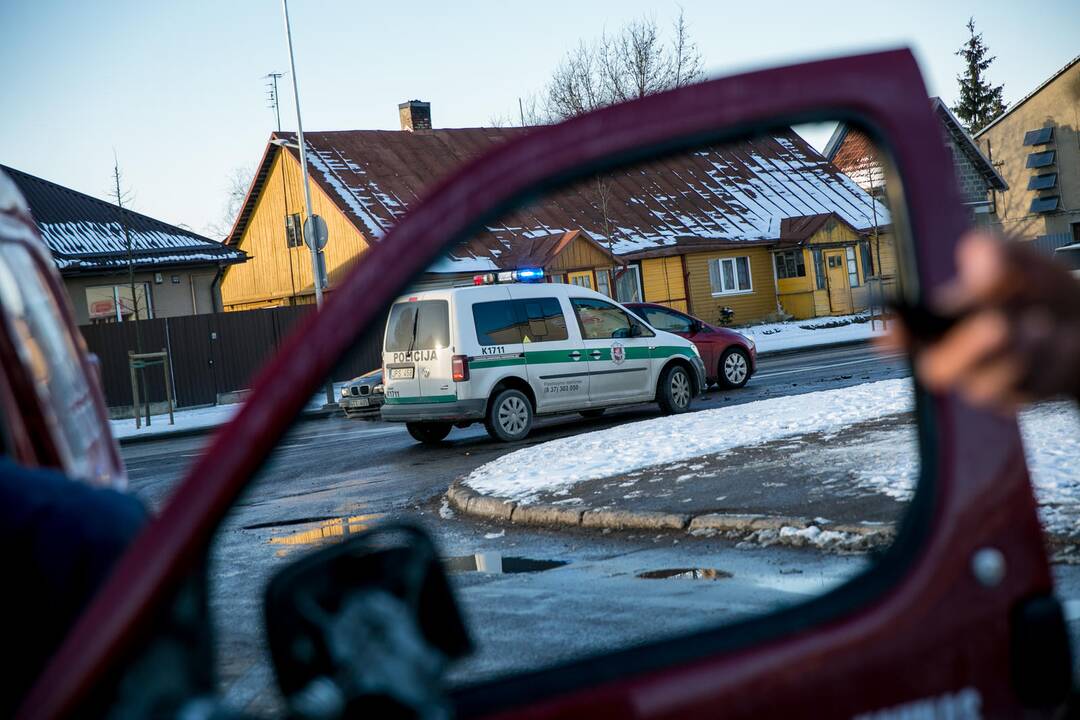 Dviejų automobilių avarija Veiverių gatvėje