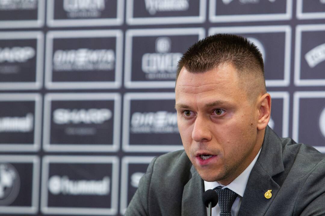 Lietuvos futbolo federacijos spaudos konferencija