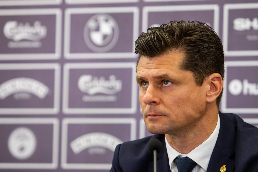 Lietuvos futbolo federacijos spaudos konferencija