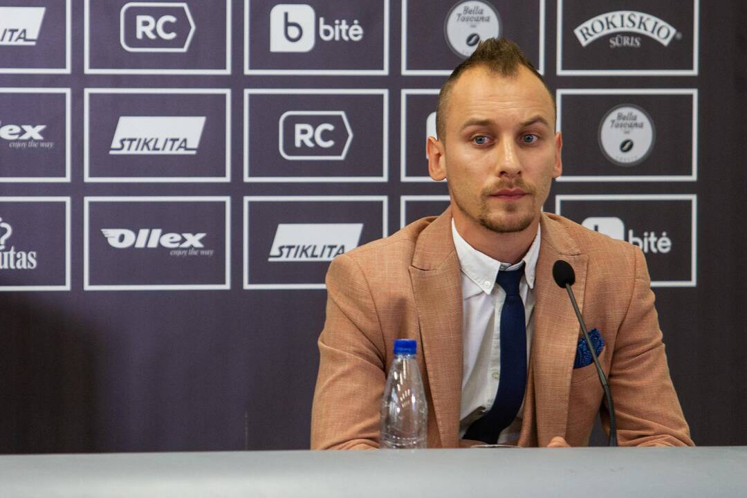 Lietuvos futbolo federacijos spaudos konferencija