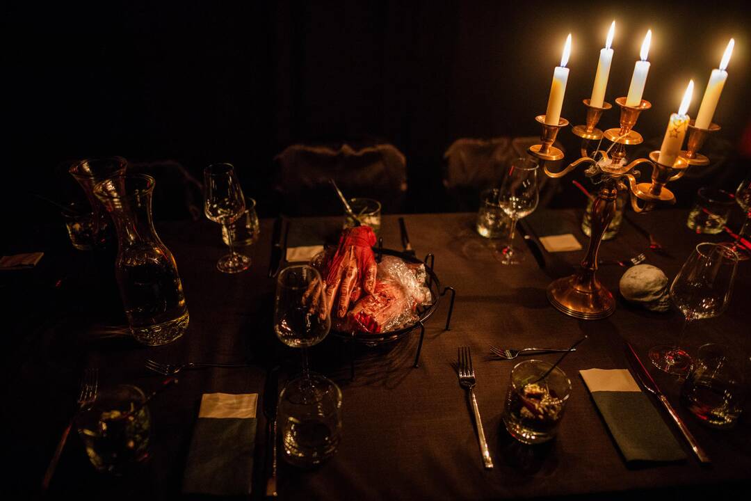 Šiurpą kelianti vakarienė „Haunted Dinner“