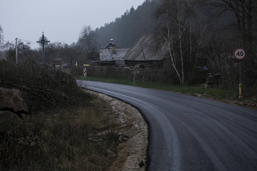 Upės gatvė Smigliuose, kurioje gyvena S. Skvernelis