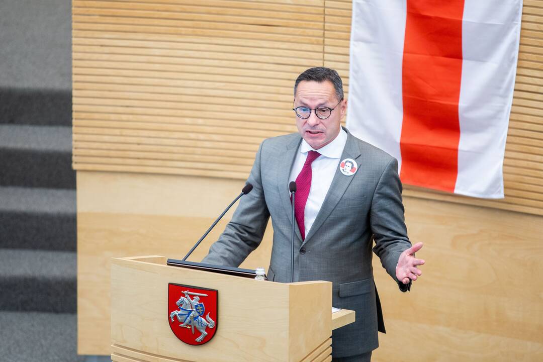 Neeilinis Seimo posėdis dėl situacijos Baltarusijoje