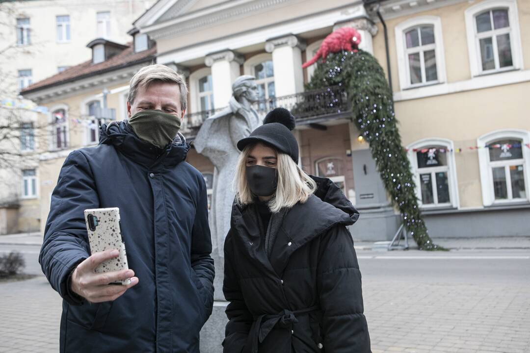 Projekto „Įžiebk Kalėdas balkone“ pradžios renginys