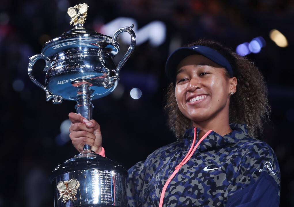 N. Osaka antrą kartą karjeroje laimėjo „Australian Open“