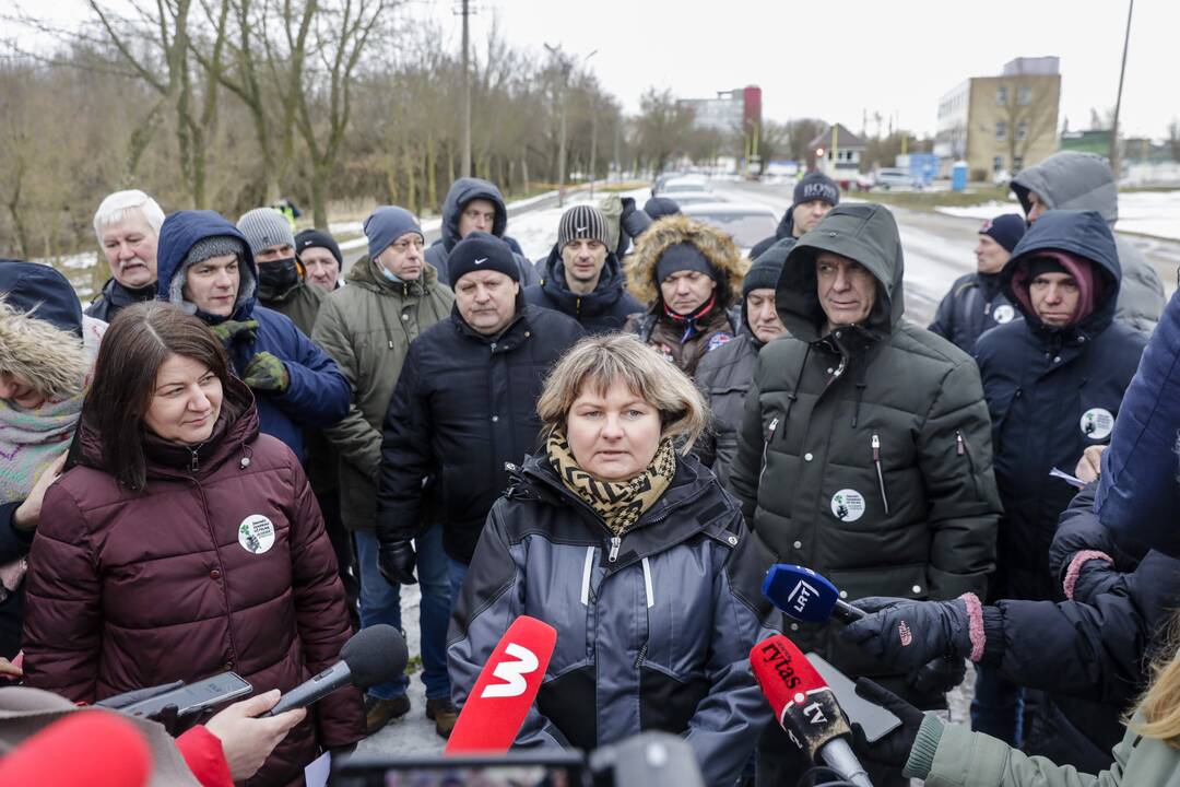 „Achemos“ darbuotojų streikas
