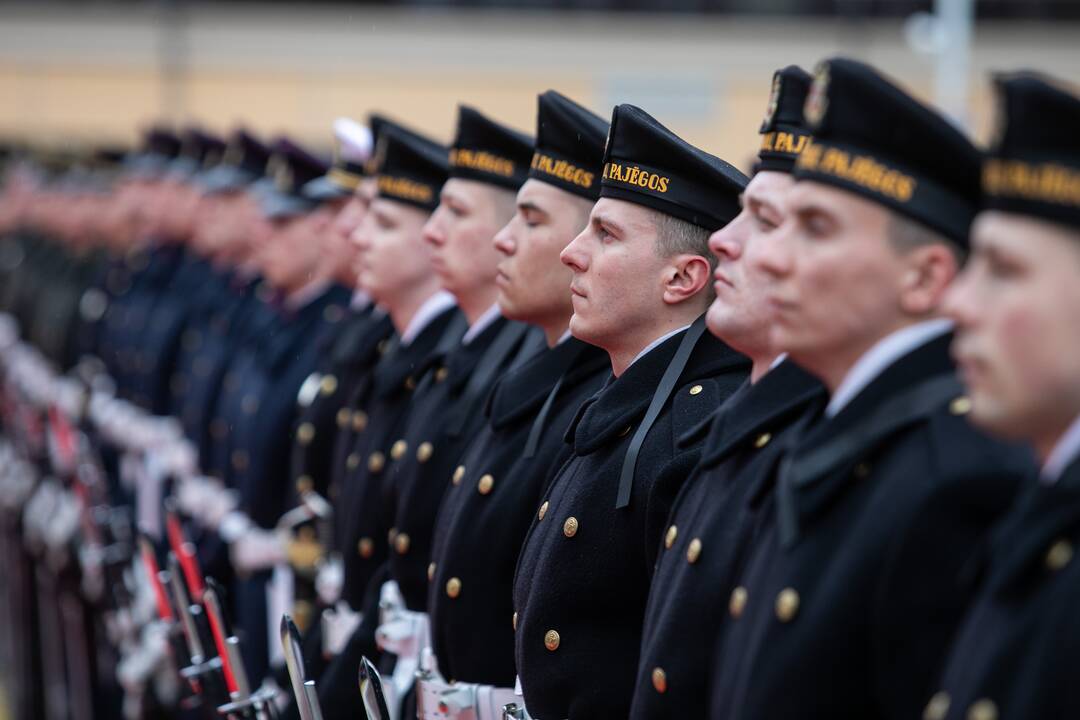 Oficiali JAV gynybos sekretoriaus pasitikimo ceremonija