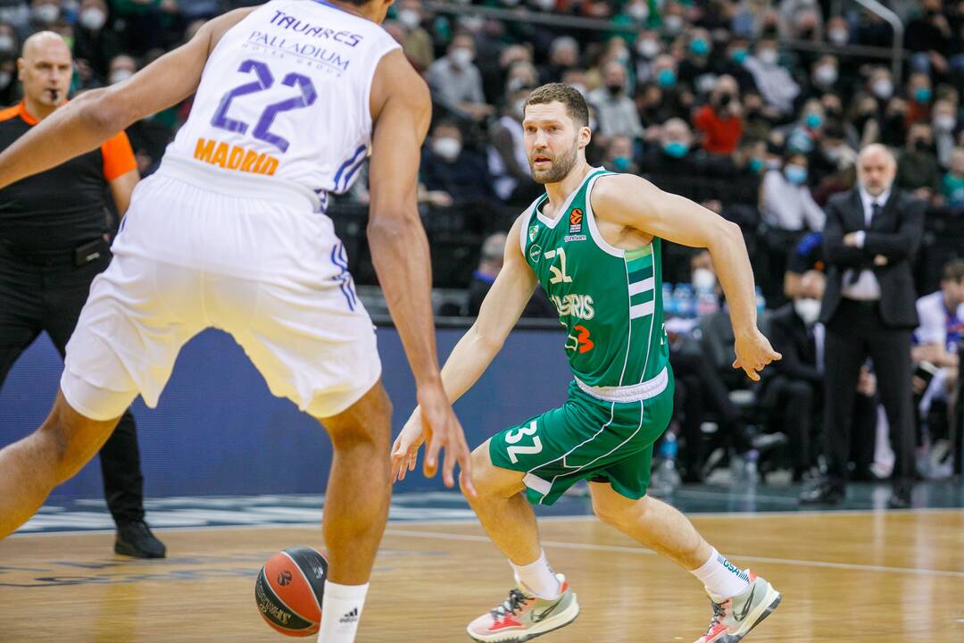 Eurolyga: Kauno „Žalgiris“ – Madrido „Real“ (68:47)