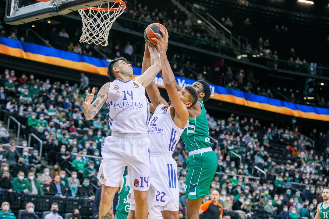 Eurolyga: Kauno „Žalgiris“ – Madrido „Real“ (68:47)