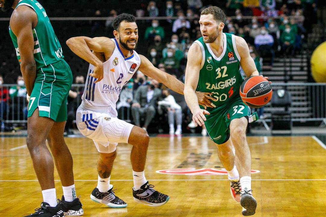 Eurolyga: Kauno „Žalgiris“ – Madrido „Real“ (68:47)