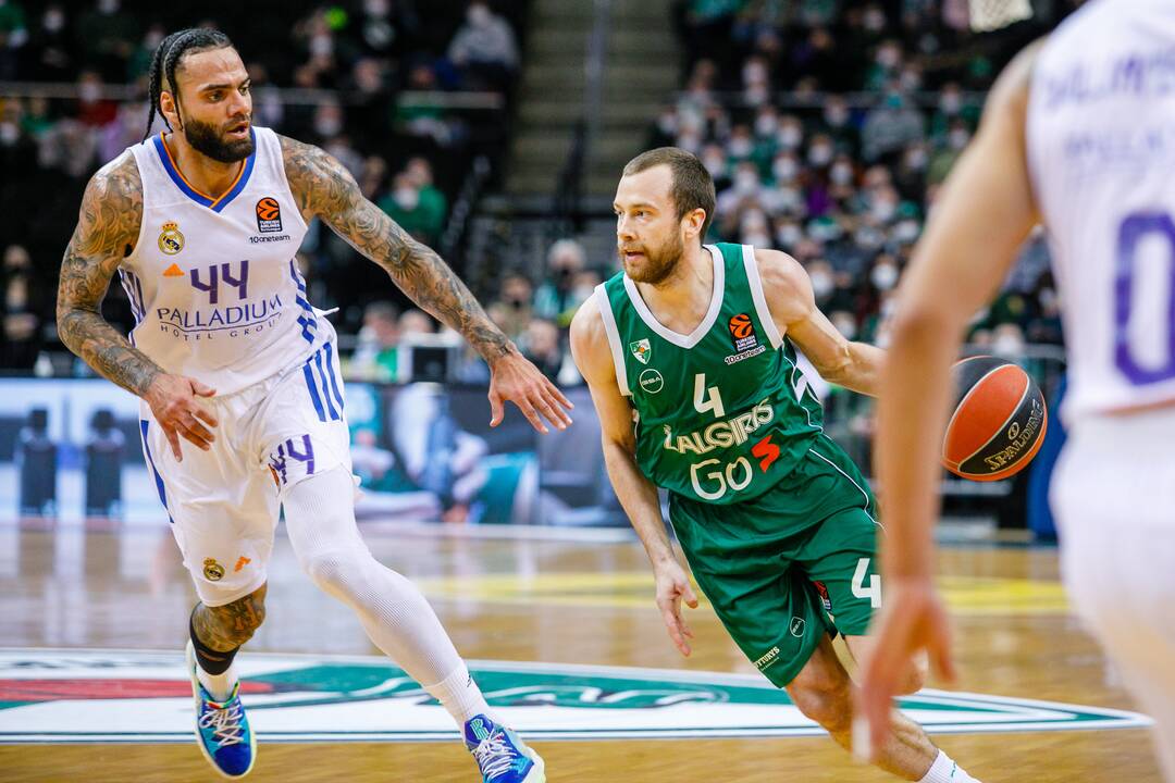 Eurolyga: Kauno „Žalgiris“ – Madrido „Real“ (68:47)