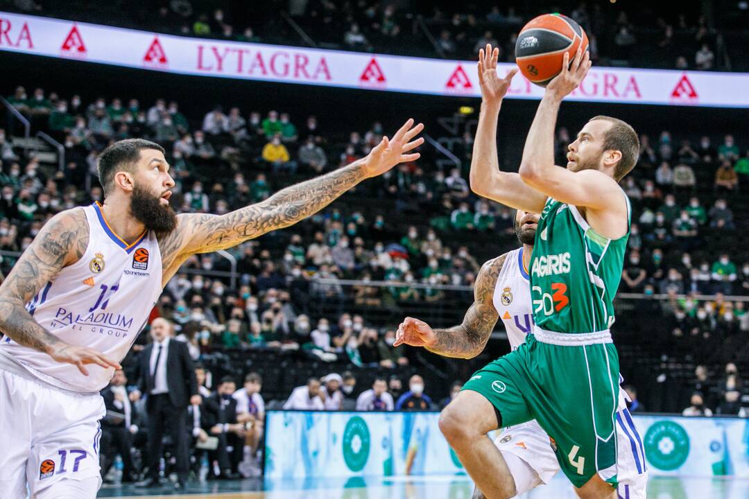 Eurolyga: Kauno „Žalgiris“ – Madrido „Real“ (68:47)