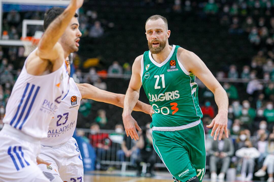 Eurolyga: Kauno „Žalgiris“ – Madrido „Real“ (68:47)