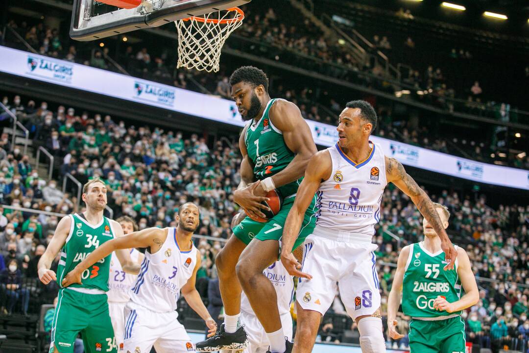 Eurolyga: Kauno „Žalgiris“ – Madrido „Real“ (68:47)