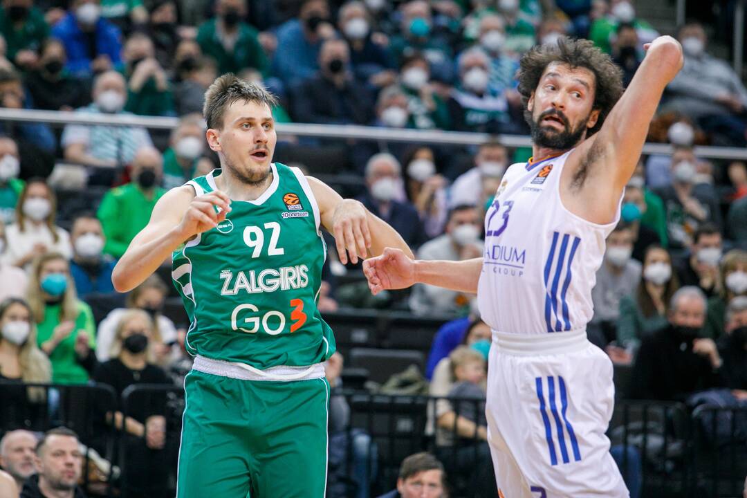 Eurolyga: Kauno „Žalgiris“ – Madrido „Real“ (68:47)