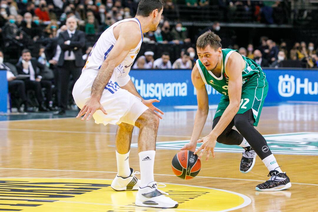 Eurolyga: Kauno „Žalgiris“ – Madrido „Real“ (68:47)