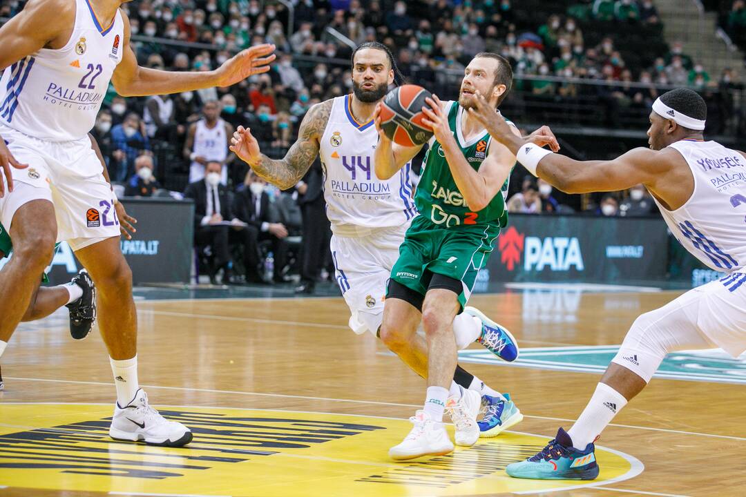 Eurolyga: Kauno „Žalgiris“ – Madrido „Real“ (68:47)