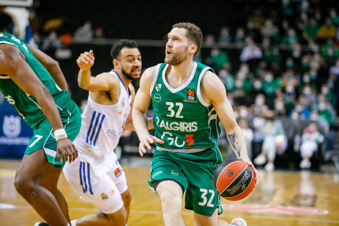 Eurolyga: Kauno „Žalgiris“ – Madrido „Real“ (68:47)