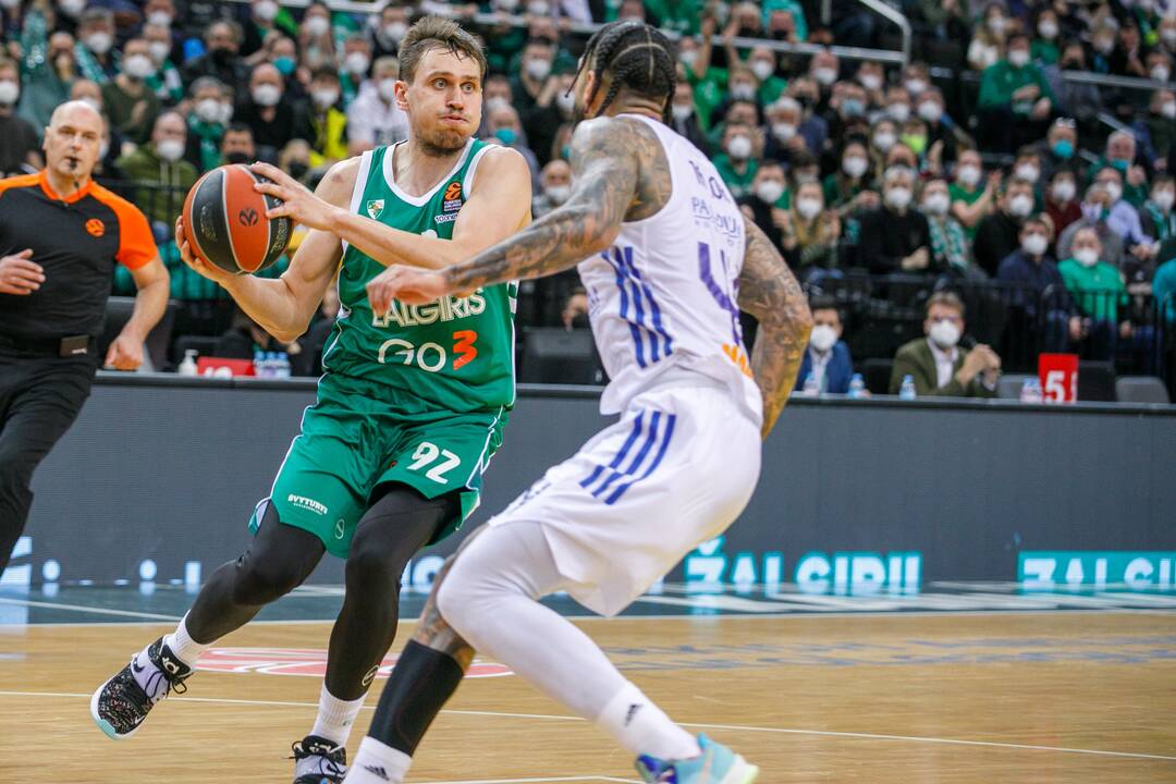 Eurolyga: Kauno „Žalgiris“ – Madrido „Real“ (68:47)