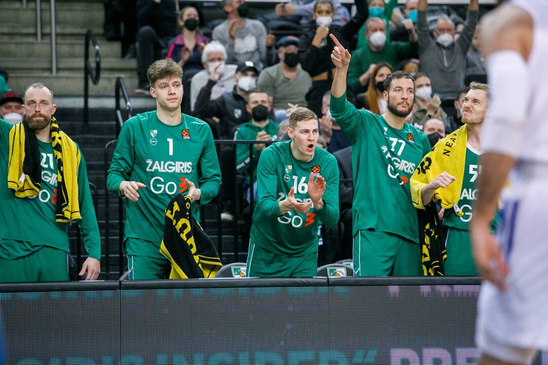 Eurolyga: Kauno „Žalgiris“ – Madrido „Real“ (68:47)