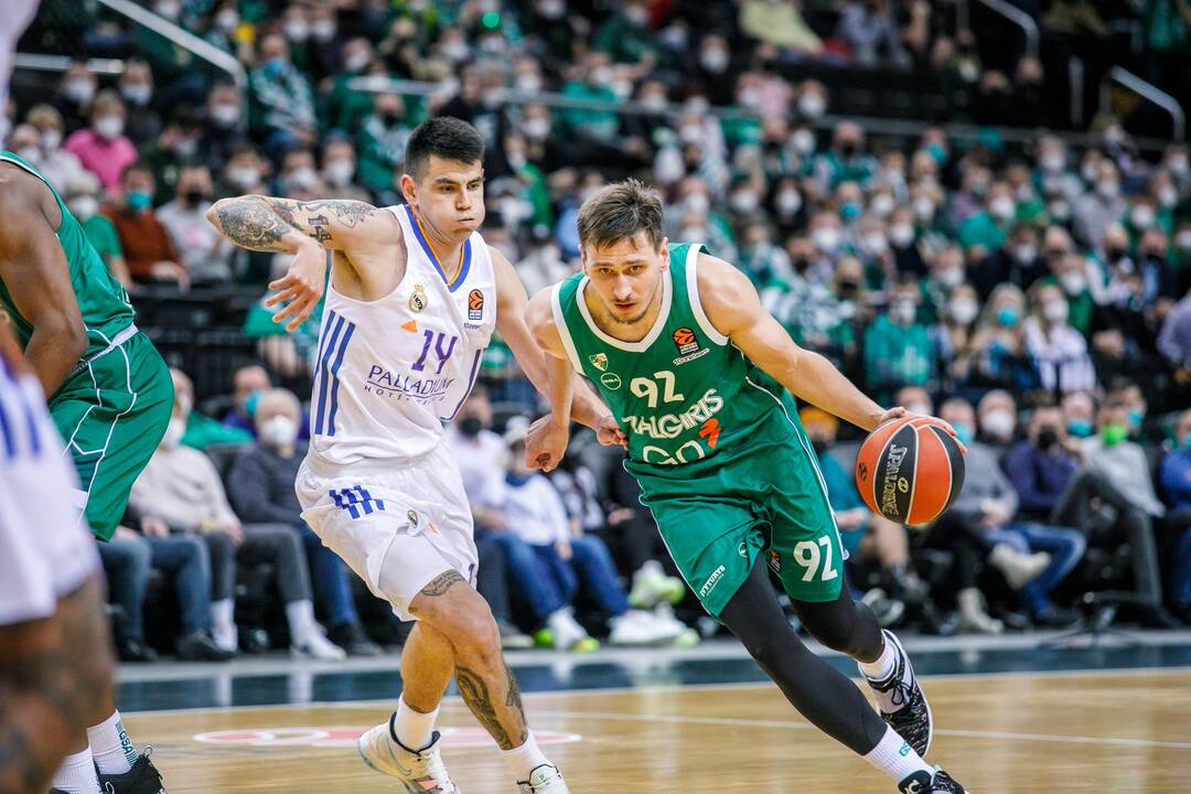 Eurolyga: Kauno „Žalgiris“ – Madrido „Real“ (68:47)