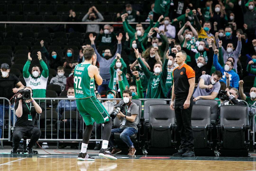 Eurolyga: Kauno „Žalgiris“ – Madrido „Real“ (68:47)