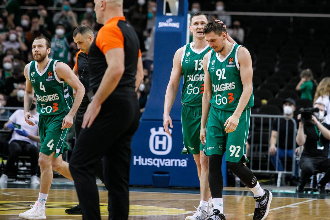 Eurolyga: Kauno „Žalgiris“ – Madrido „Real“ (68:47)