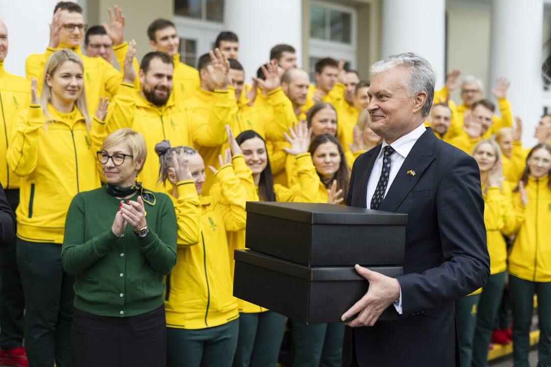 Lietuvos kurčiųjų sportininkų delegacijos palydėtuvės