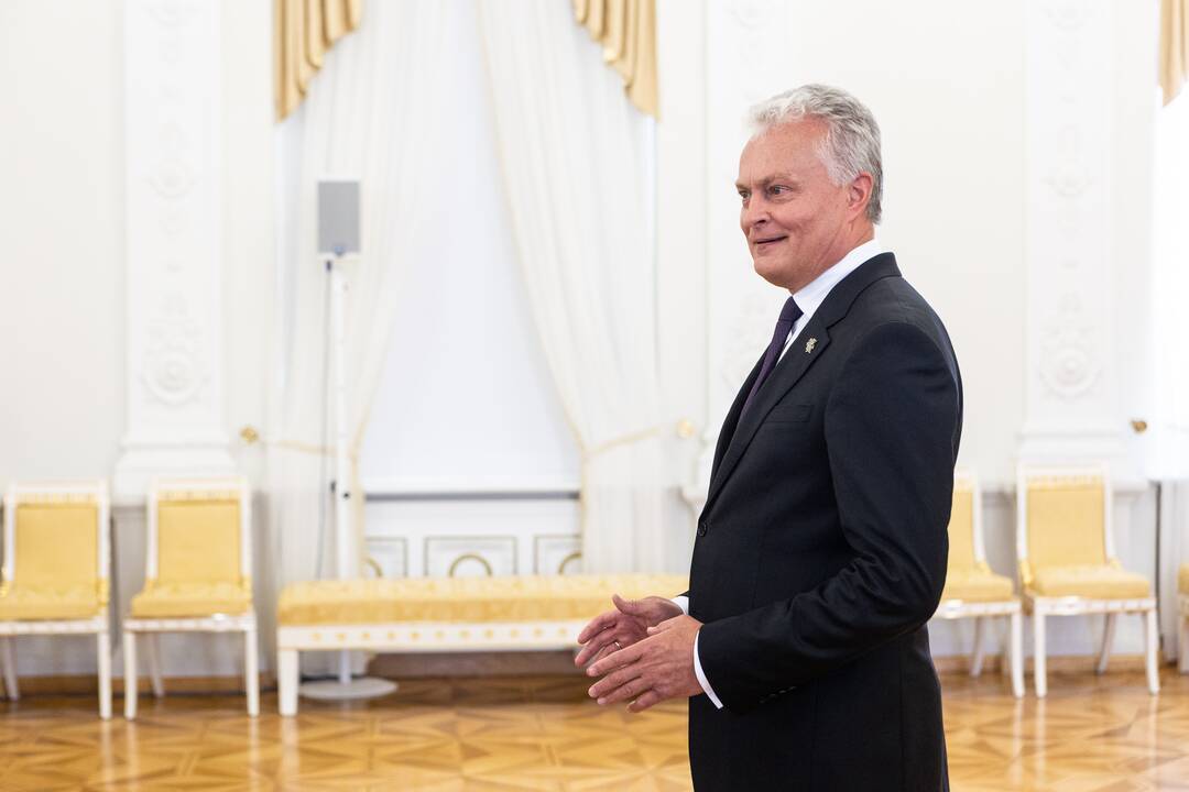 Lietuvos jaunių merginų krepšinio rinktinė susitiko su prezidentu
