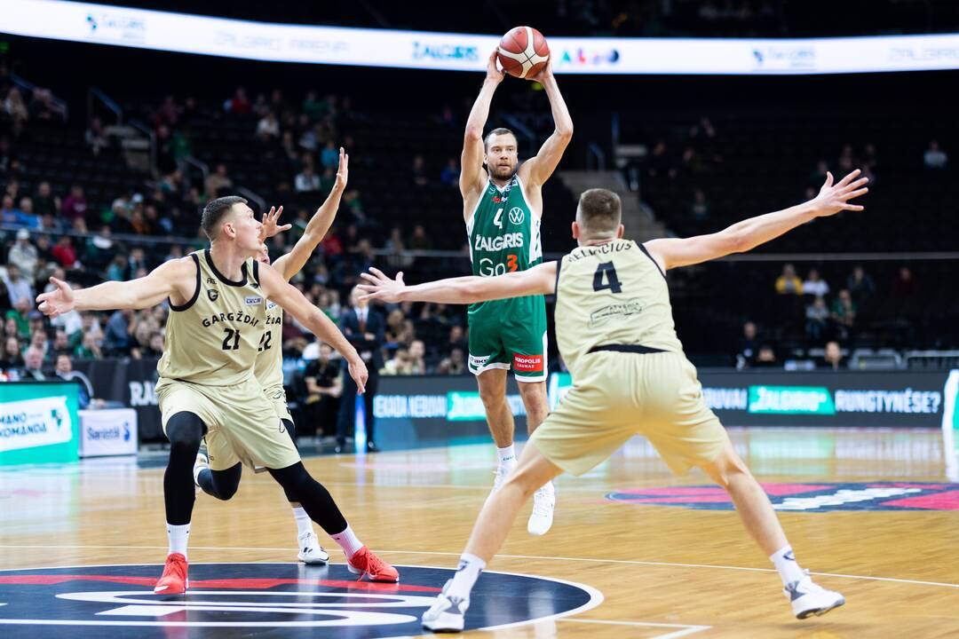 LKL rungtynės: „Žalgiris“ – „Gargždai“ (86:74)