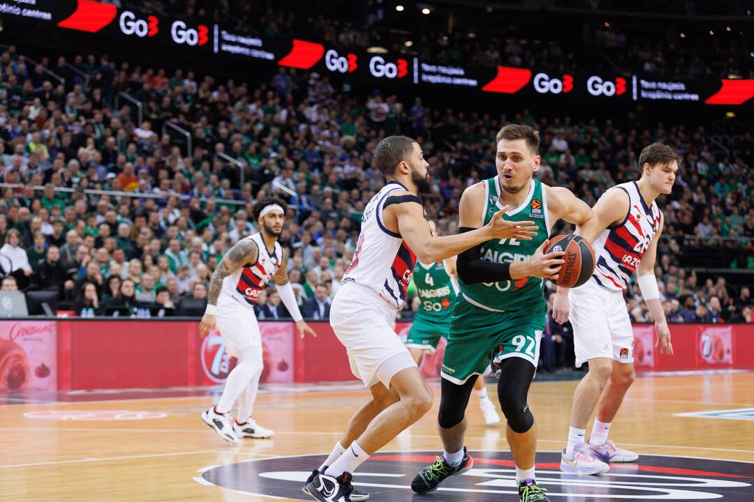 Eurolyga: Kauno „Žalgiris“ – Vitorijos „Baskonia“ (79:75)