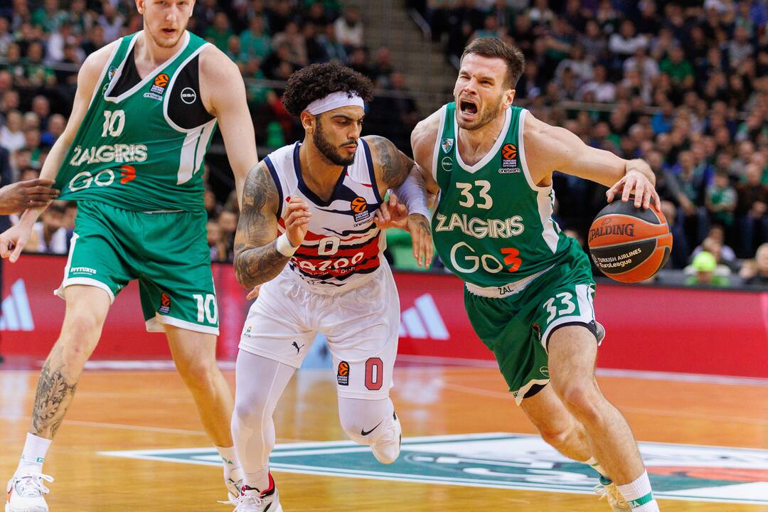 Eurolyga: Kauno „Žalgiris“ – Vitorijos „Baskonia“ (79:75)