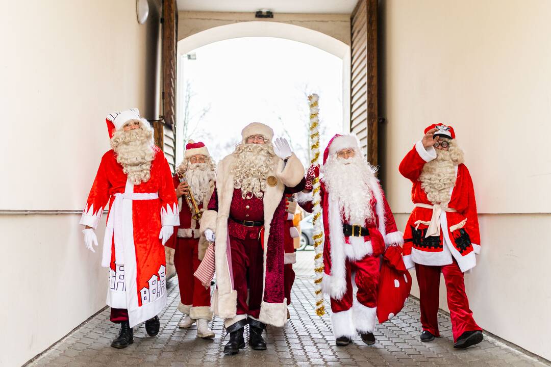 Kalėdų Senelių sąskrydis Vilniuje