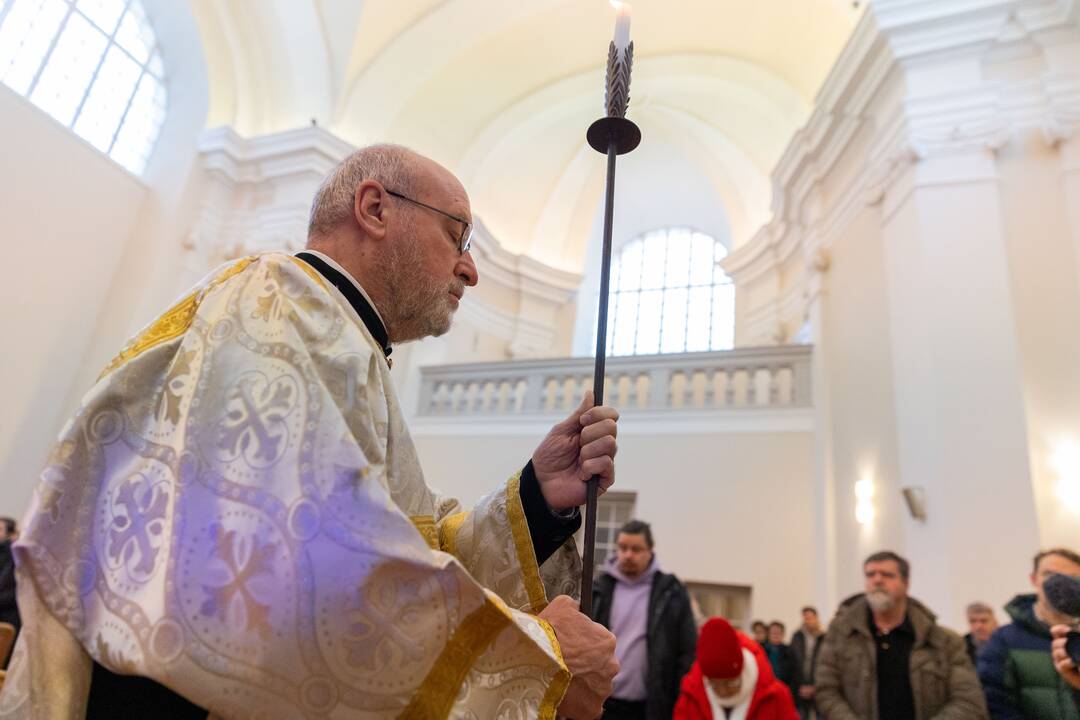 Vilniuje pirmąsias mišias laikė Konstantinopolio egzarchas