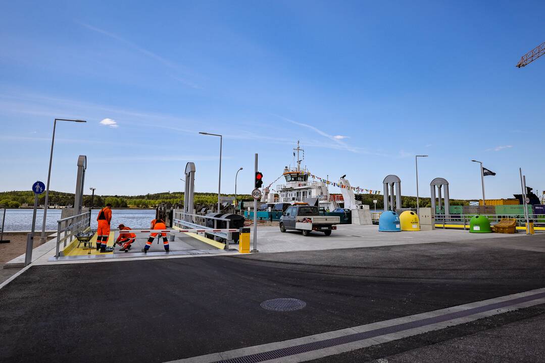 Rekonstruotos Smiltynės perkėlos krantinės